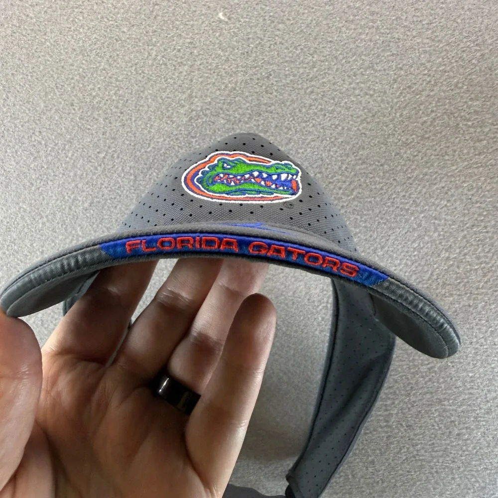 Jordan Florida Gators Authentic Team Issue Visor Grey DC4516-064 Mens XL NEW